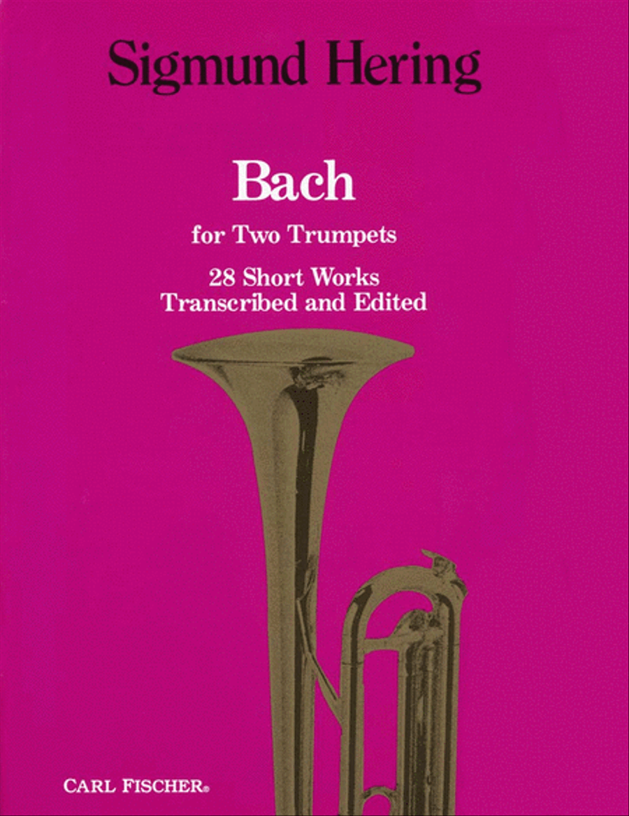 Bach For Two Trumpets Trumpet Duet scores gallery preview page 1