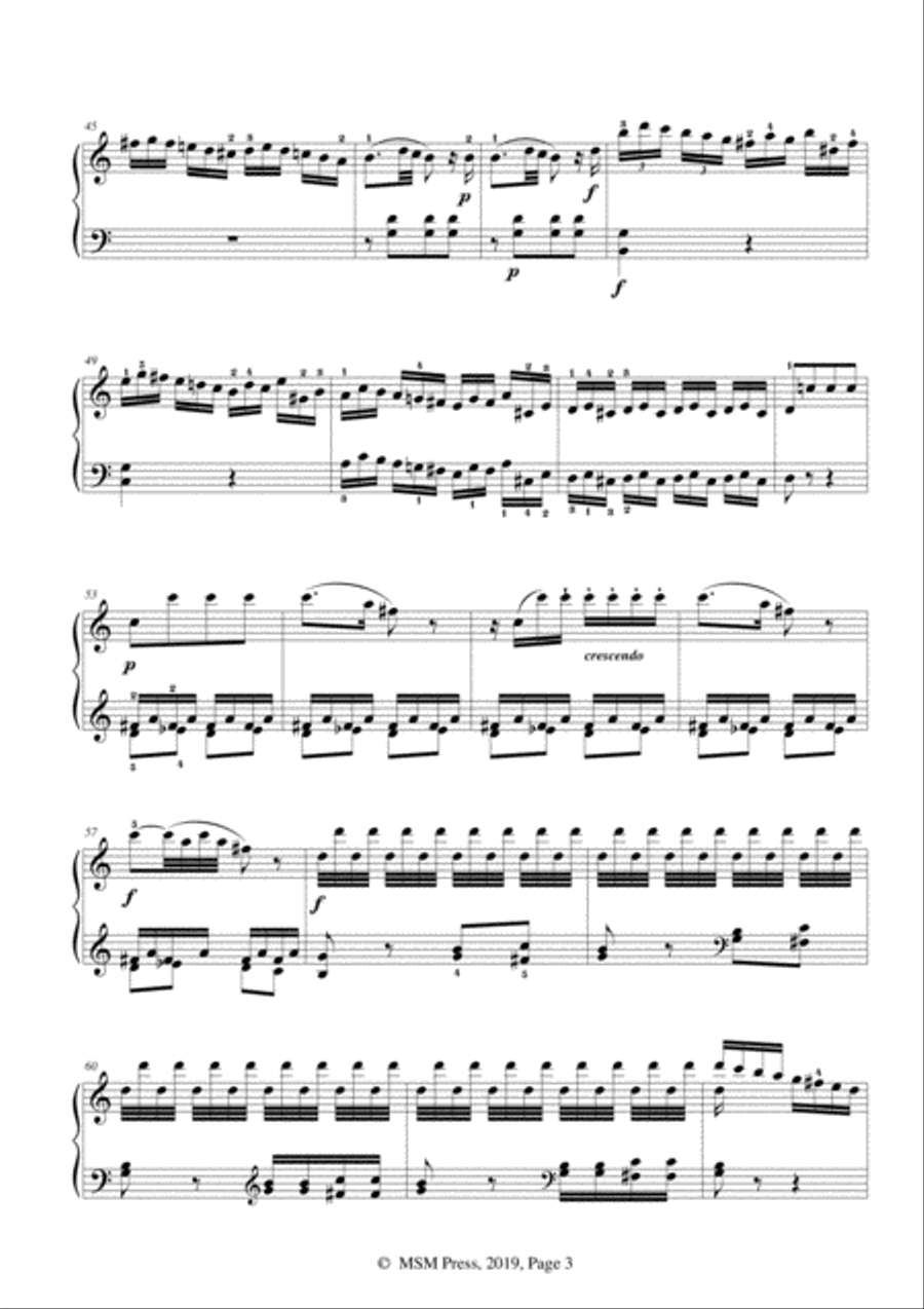 Mozart-Piano Sonata No.7 in C Major,K.309,No.3 Piano Solo scores gallery preview page 5
