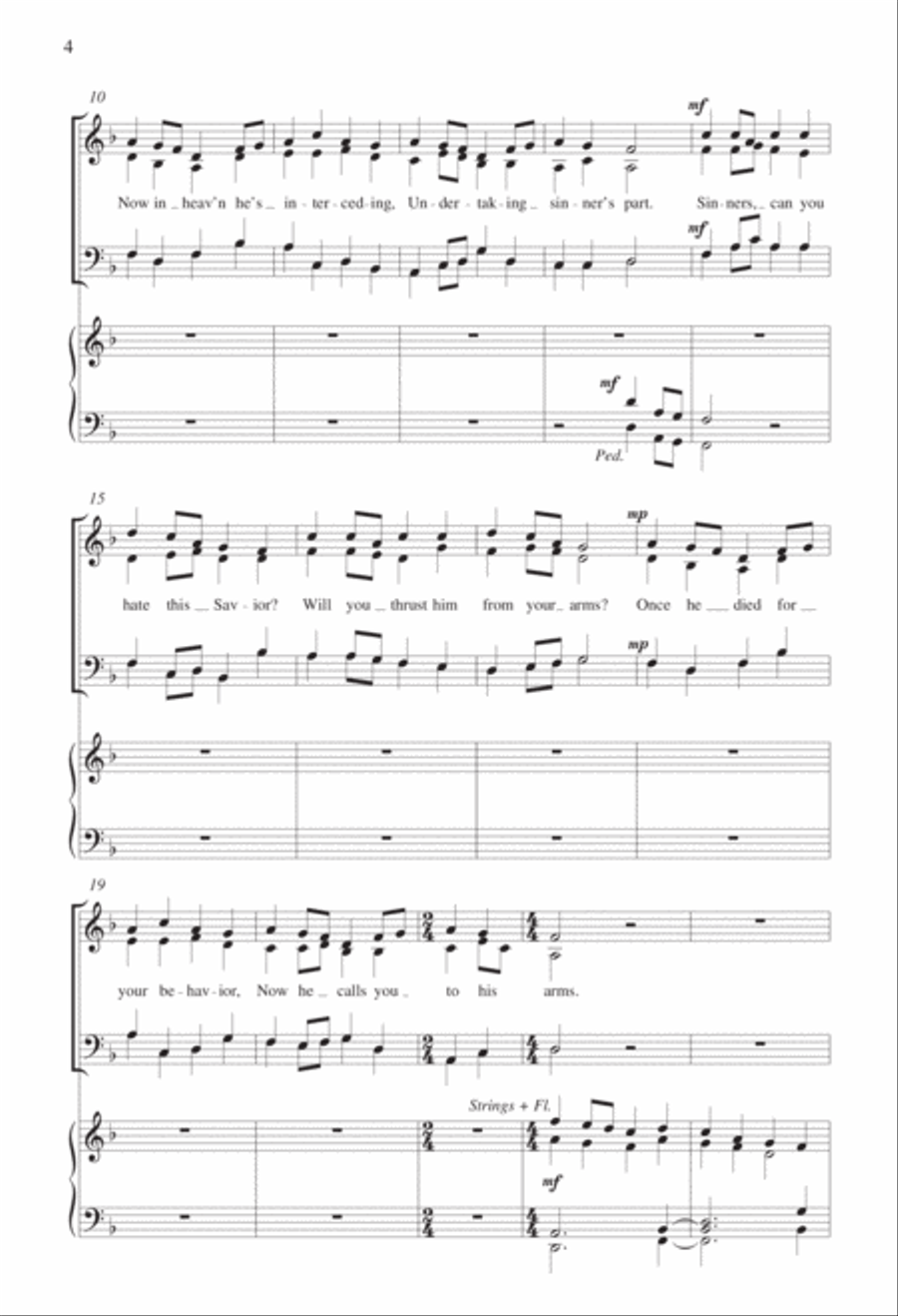 Now The Savior Stands Now The Savior Stands 4-Part scores gallery preview page 3