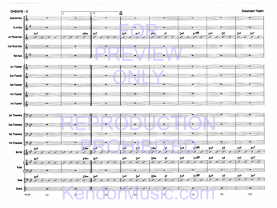 Conspiracy Theory Jazz Ensemble scores gallery preview page 17