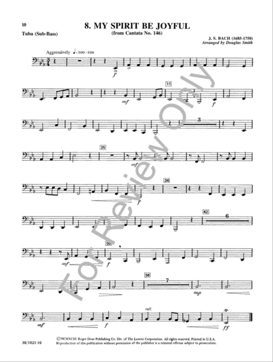 Classics for Four-Plus Brass - Tuba Brass Ensemble scores gallery preview page 4