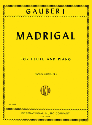 Book cover for Madrigal