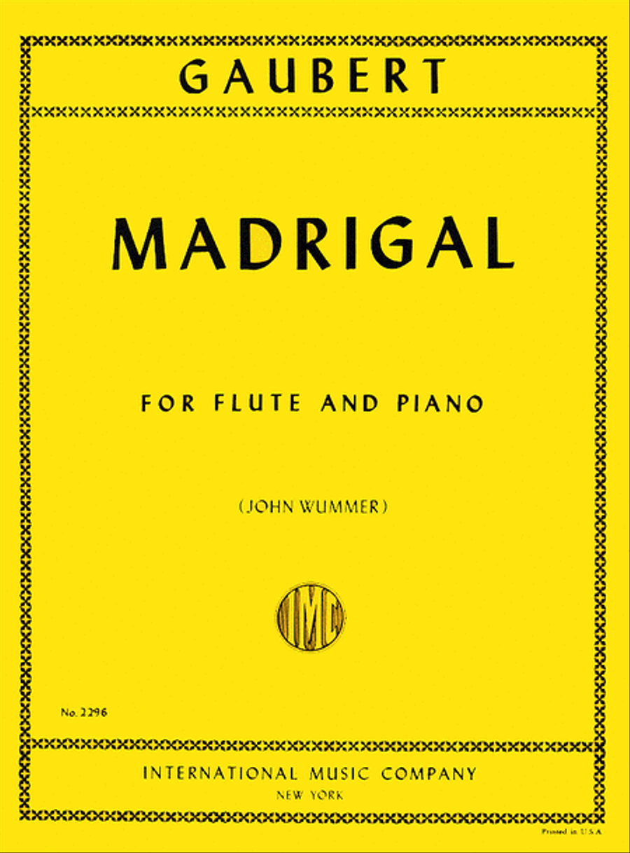 Book cover for Madrigal