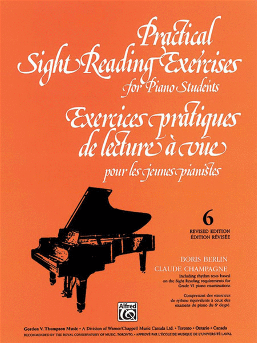 Practical Sight Reading Exercises for Piano Students, Book 6 Piano Method scores gallery preview page 1