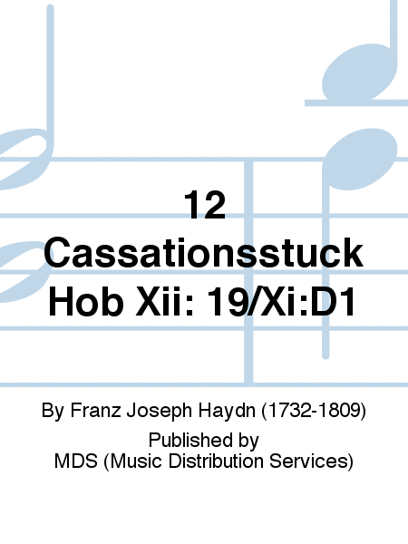 12 Cassationsstuck Hob XII: 19/XI:d1