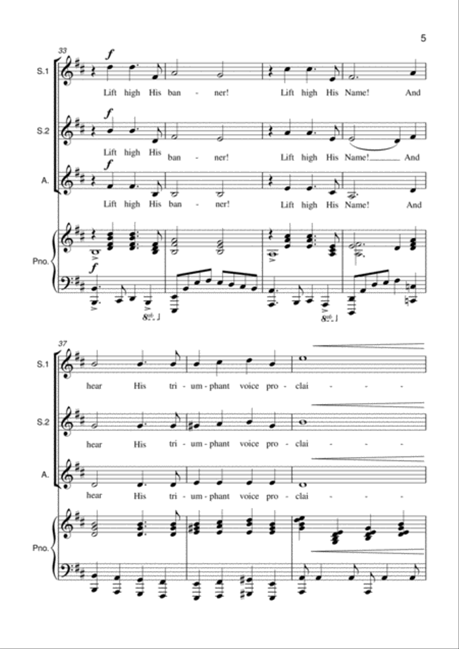 I am the Way I am the Way 4-Part scores gallery preview page 5