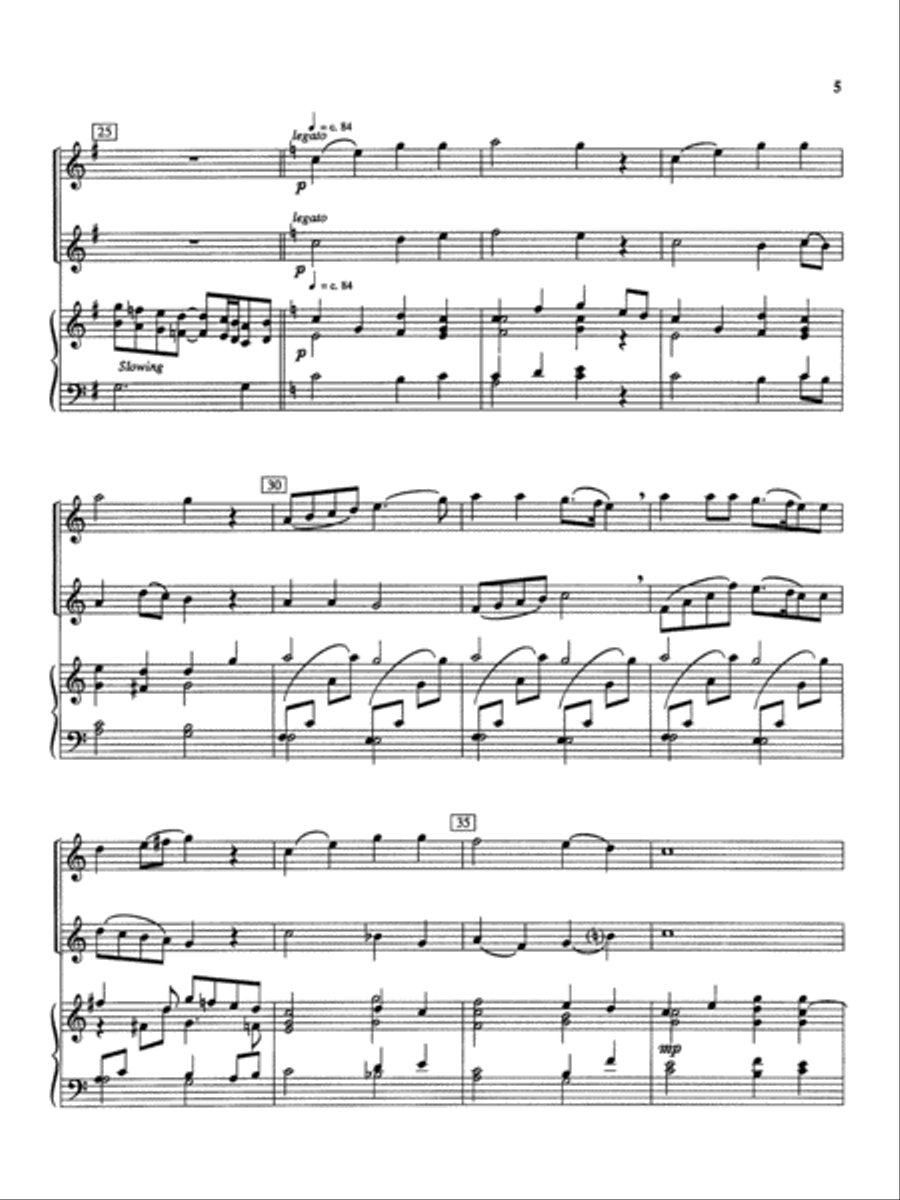 Solos and Duets - for C Instruments and Accompaniments (Volume I) Piano Accompaniment scores gallery preview page 4