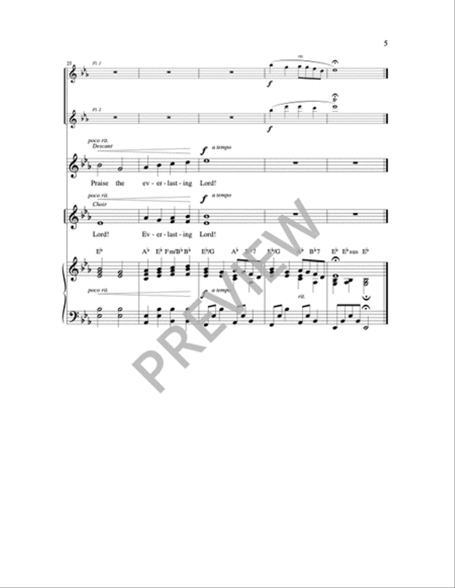 We Are Thankful Unison Choir scores gallery preview page 2