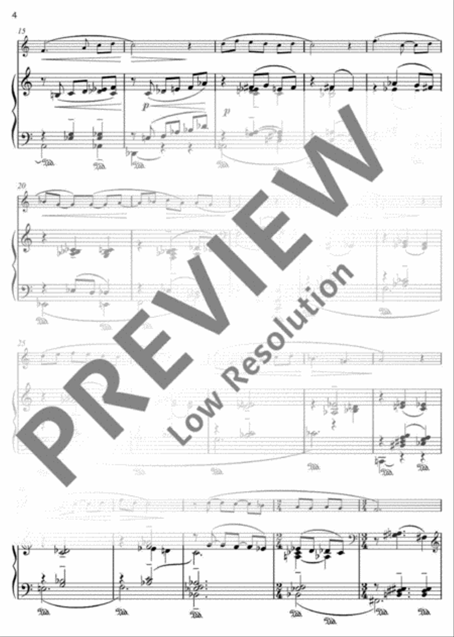 Our Lady's Minstrel B-Flat Clarinet scores gallery preview page 5