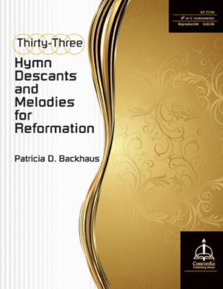 Book cover for Thirty-Three Hymn Descants and Melodies for Reformation