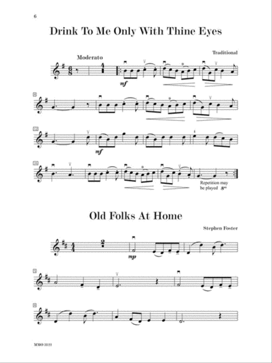 Easy Concert Pieces for Violin & Orchestra Violin scores gallery preview page 4