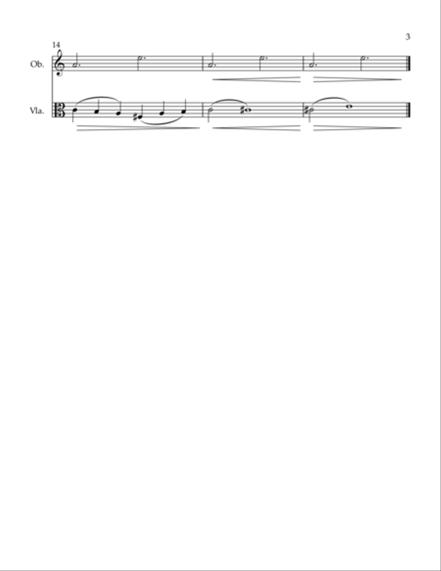 The Fallen Soldier The Fallen Soldier Oboe scores gallery preview page 3