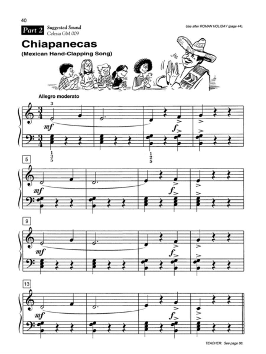 Alfred's Basic Piano Library: Ensemble Book Complete 2 & 3 Piano Method scores gallery preview page 4