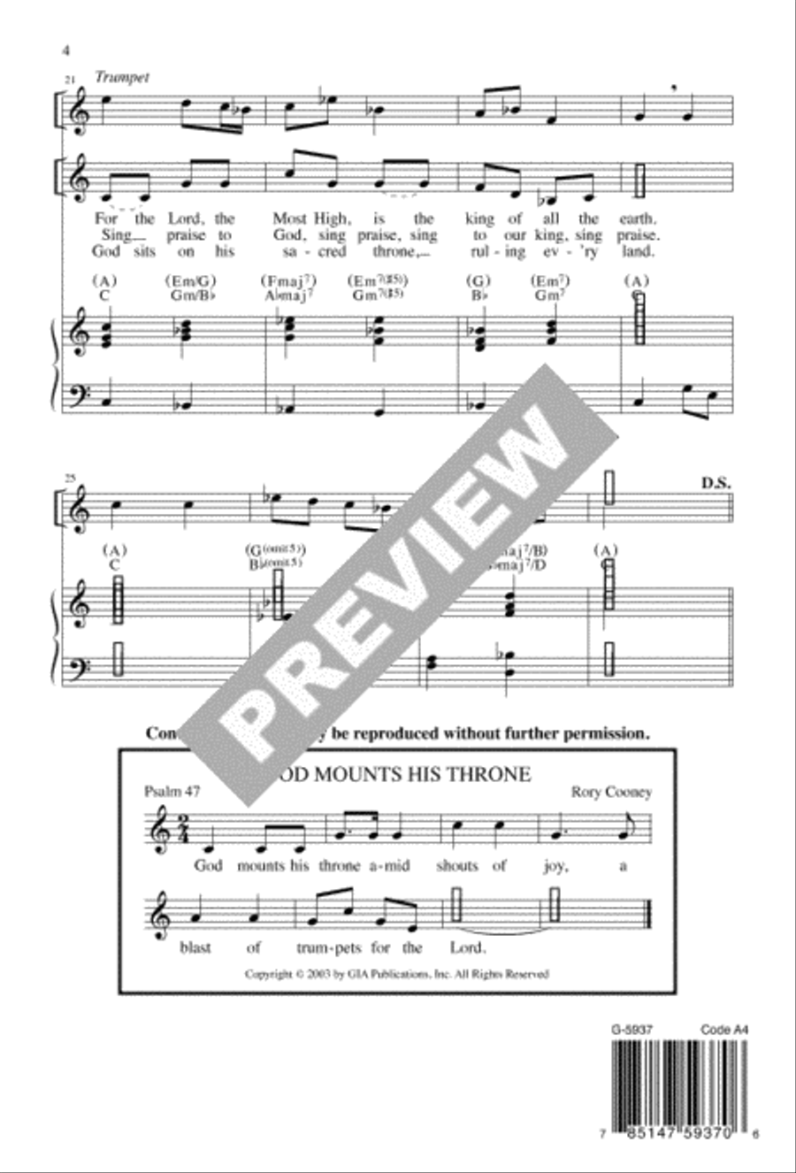Psalm 47 for Ascension Psalm 47 for Ascension 3-Part scores gallery preview page 5