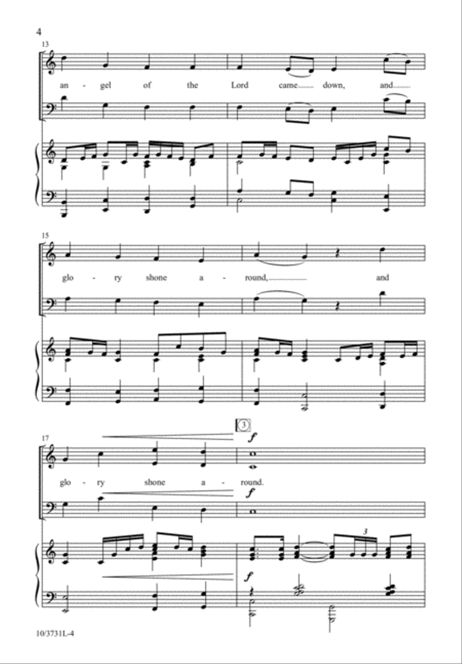 Gloria! To God Sing Gloria! 3-Part scores gallery preview page 4