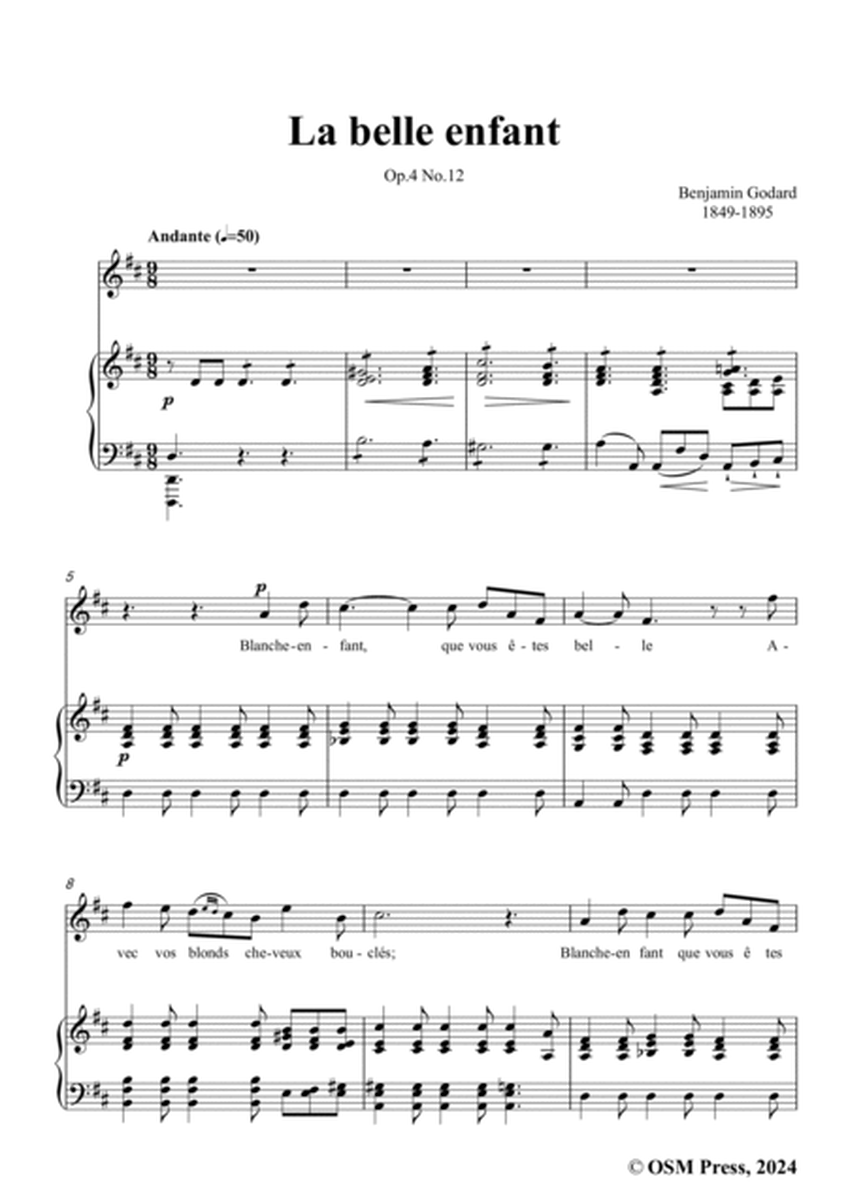 B. Godard-La belle enfant,Op.4 No.12,in D Major