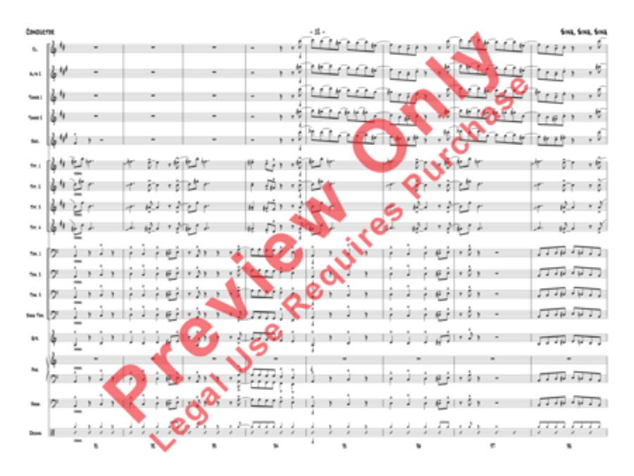 Sing, Sing, Sing Jazz Ensemble scores gallery preview page 43