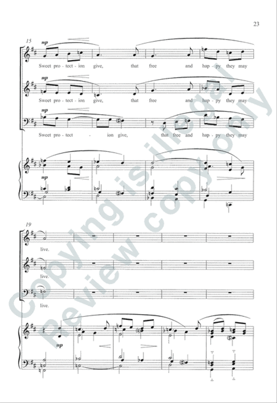 Somerset Anthem Books, Volume VII (Holidays) 3-Part scores gallery preview page 29