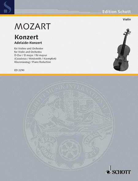 Concerto in D Major, KV. 294a
