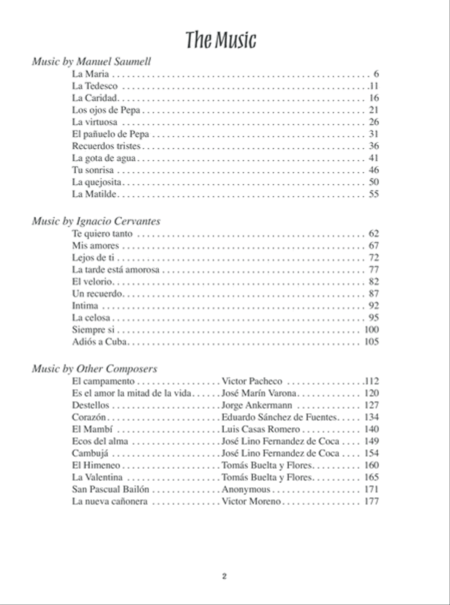 Guitar Music of Cuba Lute scores gallery preview page 3
