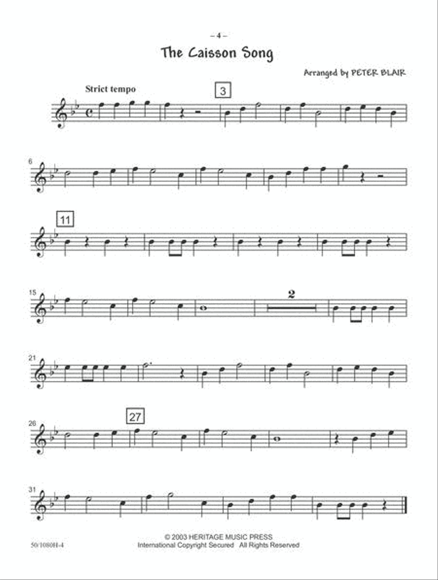 JumpStart First Concert Flute/Oboe Concert Band scores gallery preview page 3