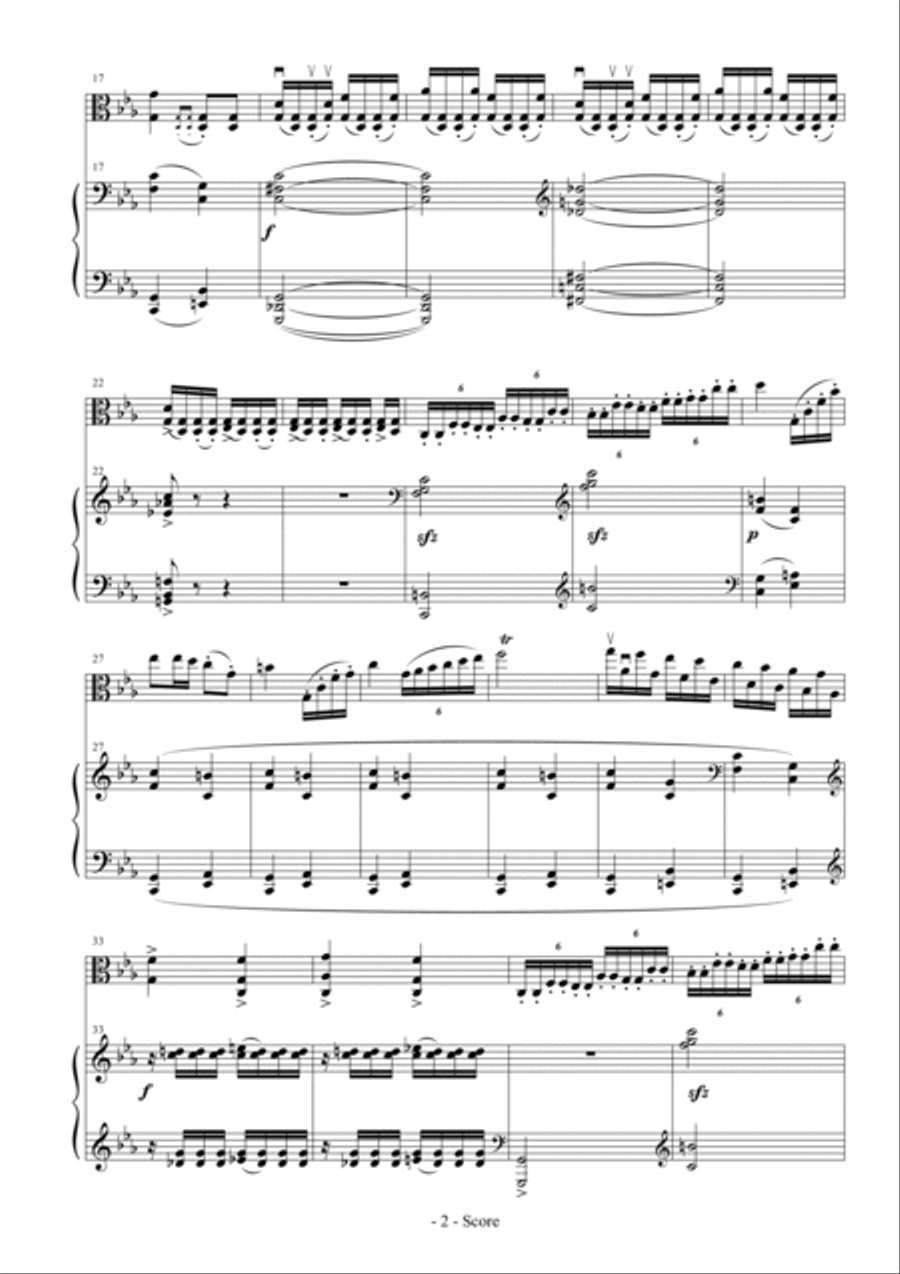 Viola Sonatina String Duet scores gallery preview page 2