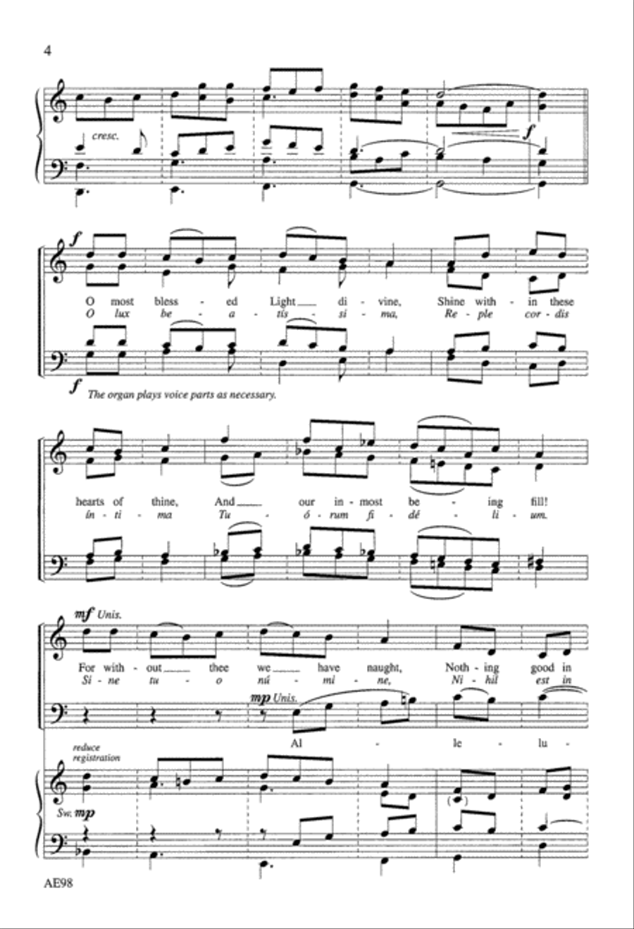 Come, Thou Holy Spirit, Come 4-Part scores gallery preview page 5