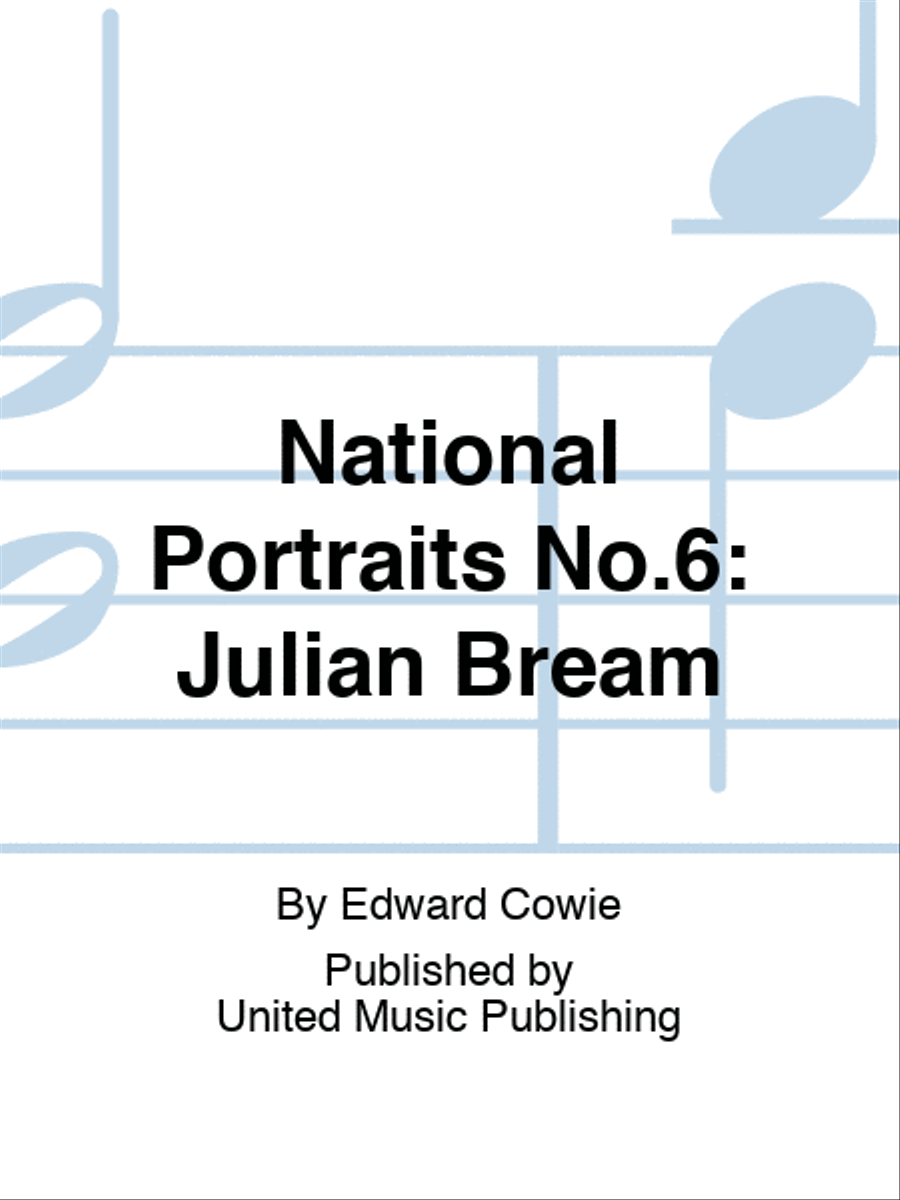 National Portraits No.6: Julian Bream A Cappella scores gallery preview page 1