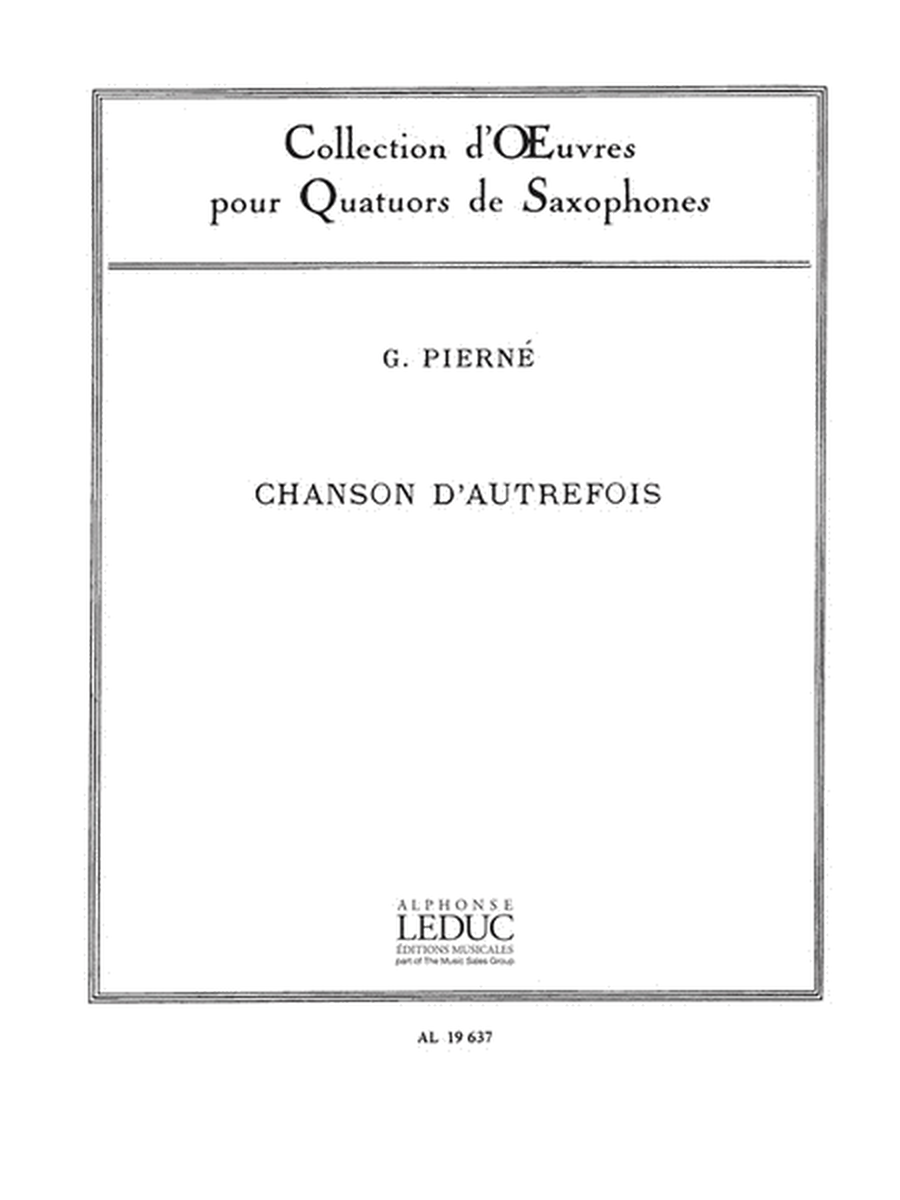 Chanson d'Autrefois Op. 14, No. 5