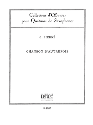 Book cover for Chanson d'Autrefois Op. 14, No. 5