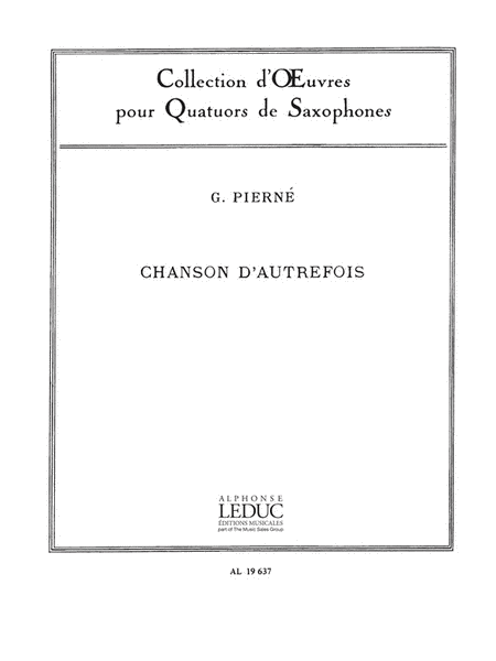Chanson d'Autrefois Op. 14, No. 5