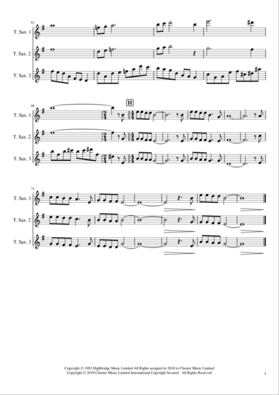Walking In The Air Woodwind Duet scores gallery preview page 3