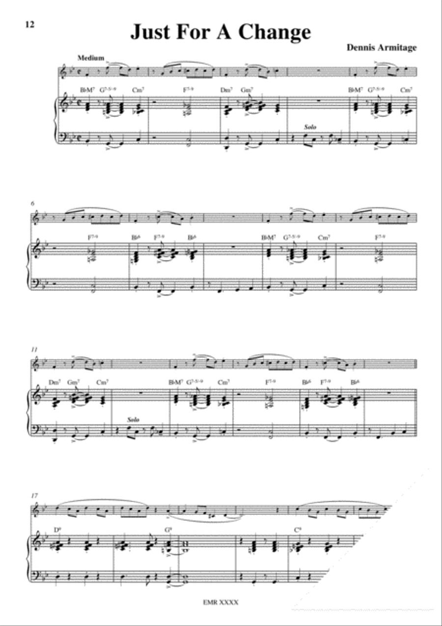 Be-Bop Clarinet Solo scores gallery preview page 6