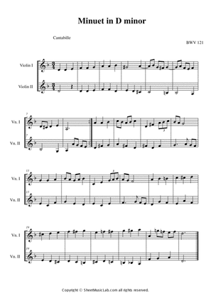 Minuet in D minor