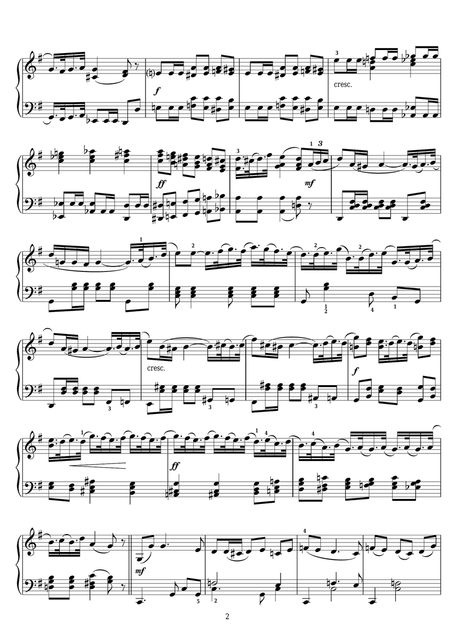 Polonaise (from 'Eugene Onegin') Piano Solo scores gallery preview page 2
