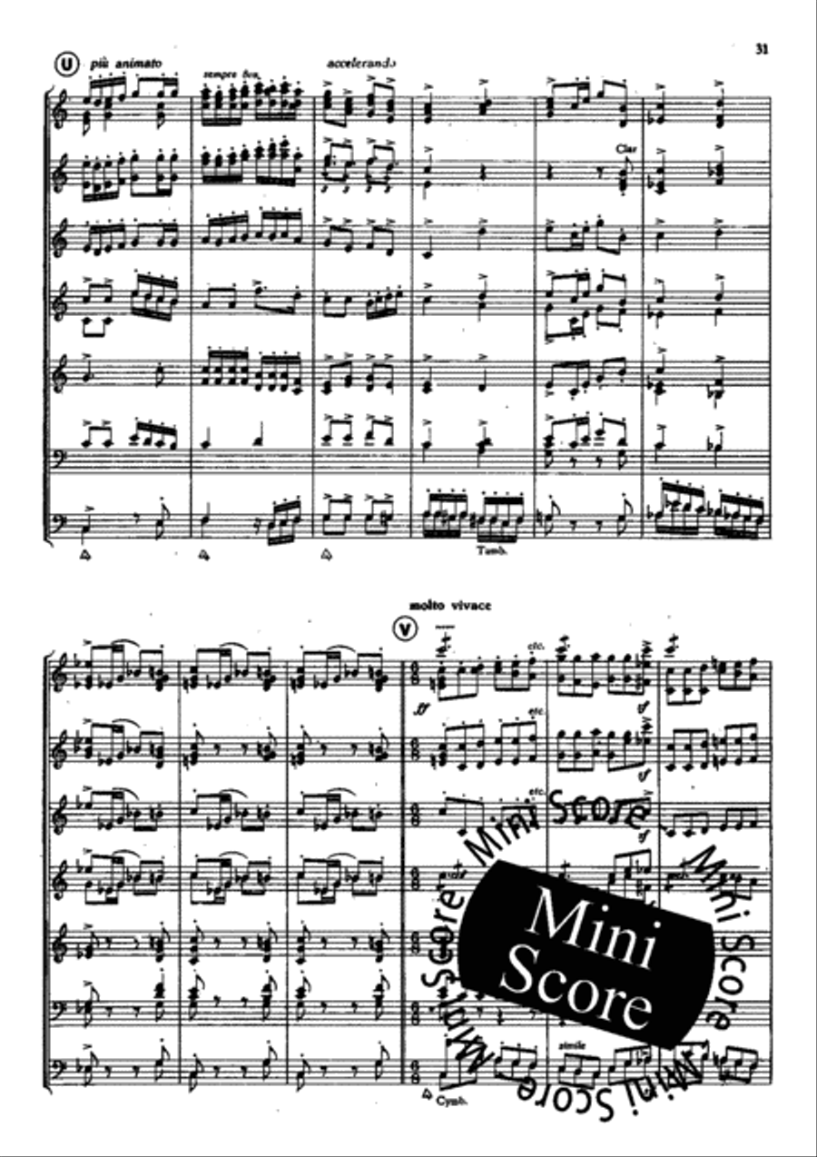 Piet Hein Rhapsodie Concert Band scores gallery preview page 33
