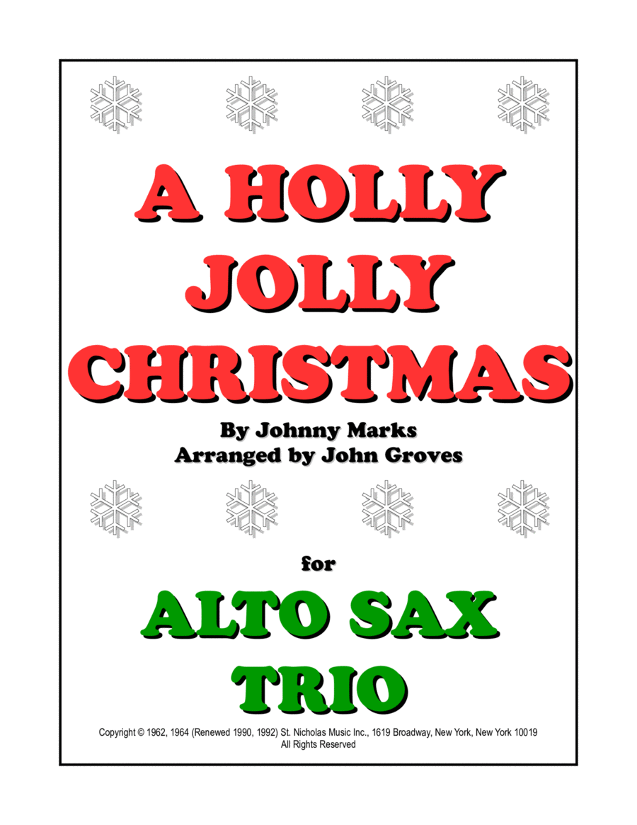A Holly Jolly Christmas Woodwind Trio scores gallery preview page 1