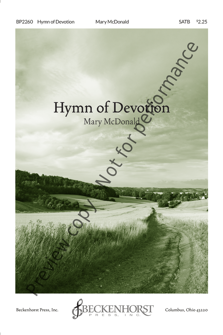 Hymn of Devotion 4-Part scores gallery preview page 2