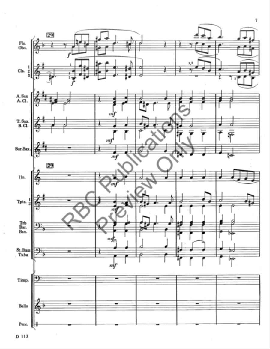 Preludium Preludium Concert Band scores gallery preview page 8