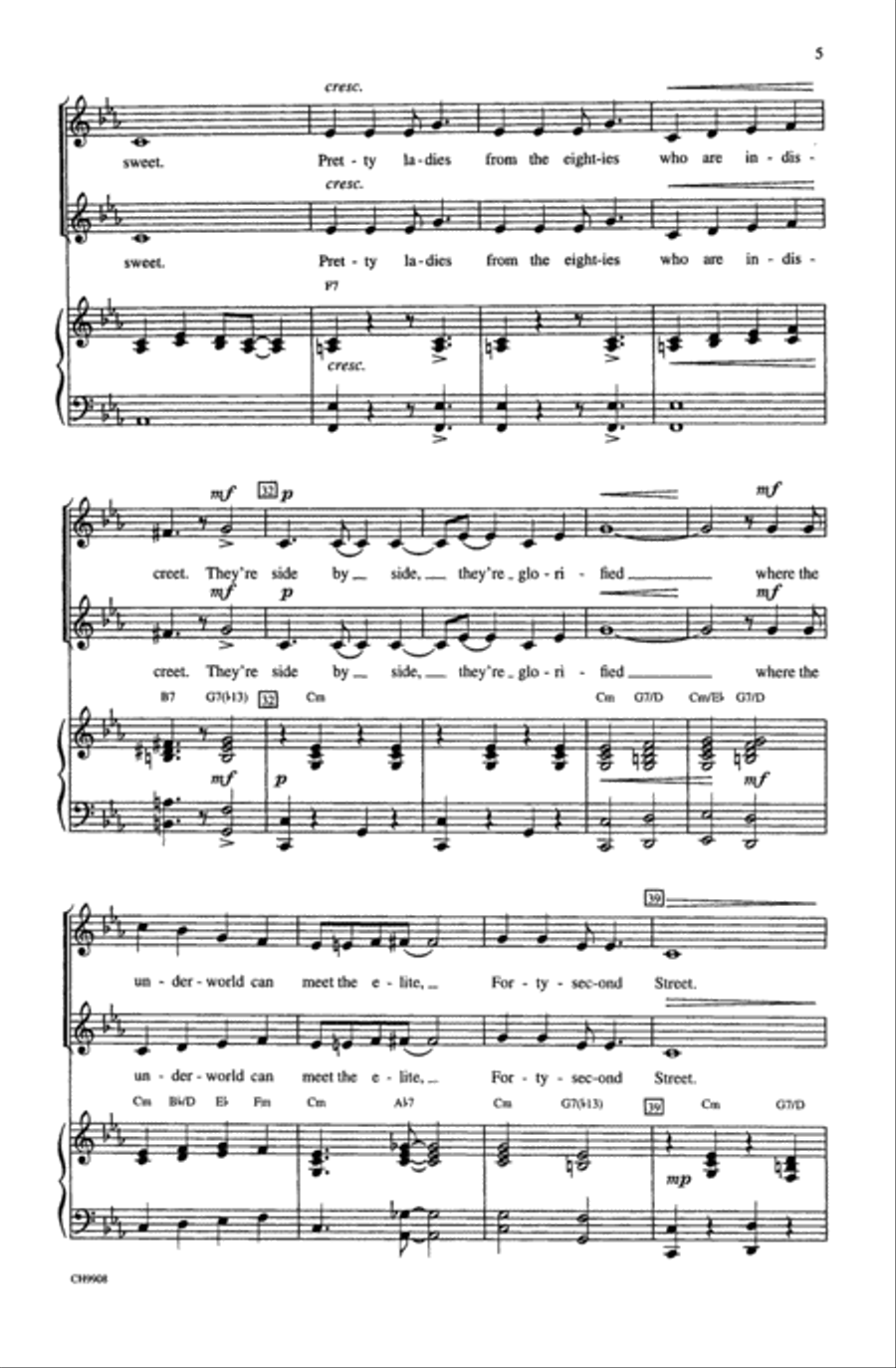 42nd Street Choir scores gallery preview page 3
