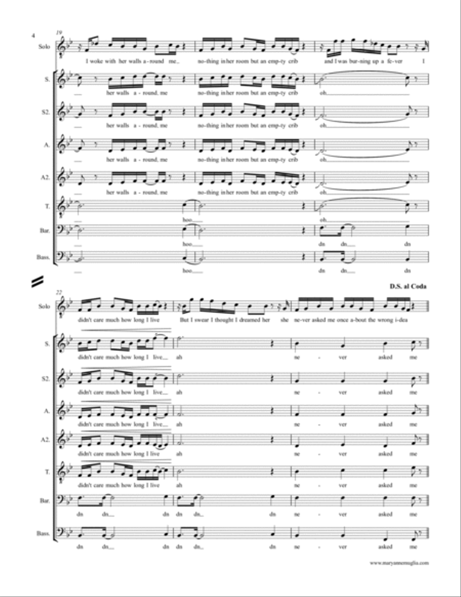 Work Song Work Song Divisi scores gallery preview page 4
