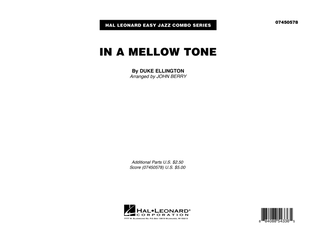 In A Mellow Tone - Full Score