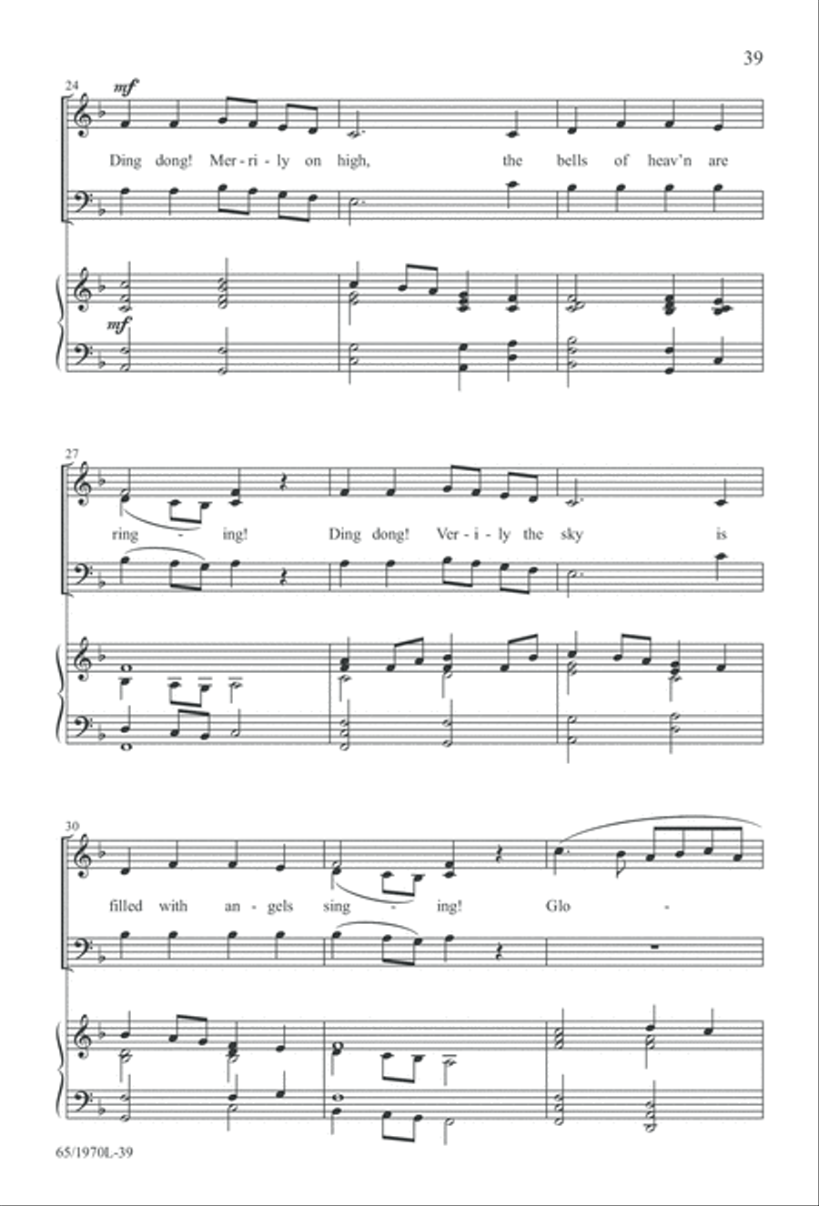 A Great and Mighty Wonder 4-Part scores gallery preview page 40