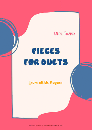 Book cover for Pieces for duo