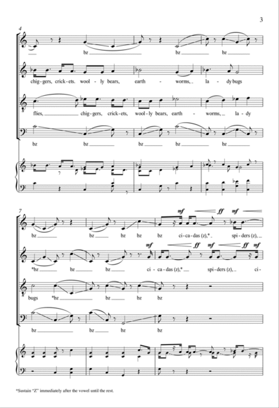 Due South: 3. Bugs 4-Part scores gallery preview page 2