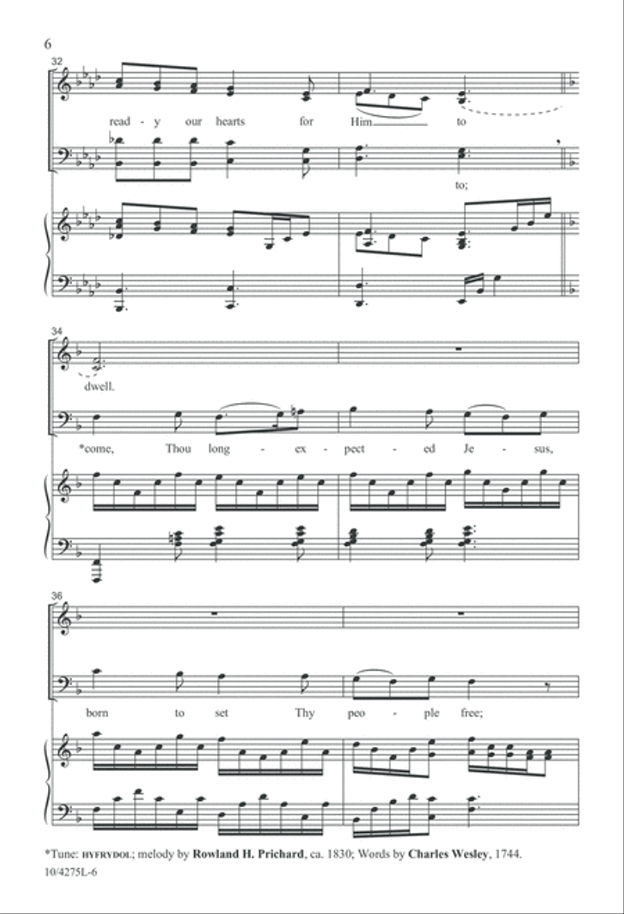 Awaken and Prepare Us Awaken and Prepare Us 4-Part scores gallery preview page 6