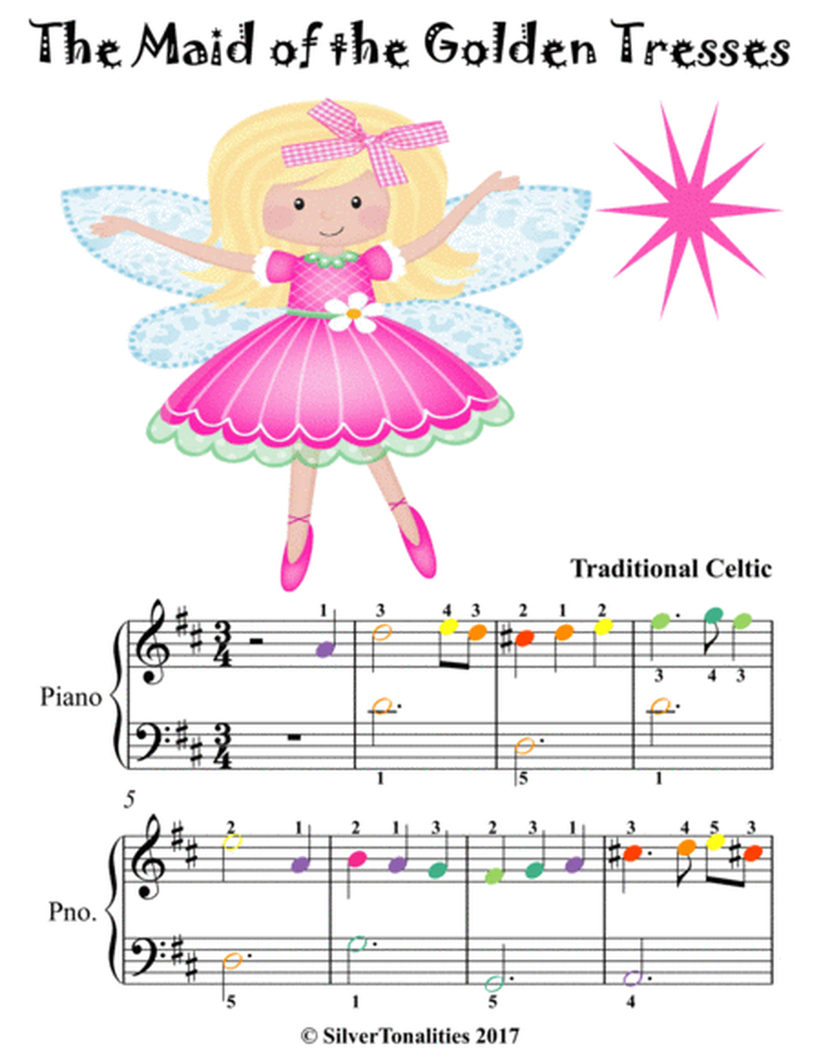 Three Little Celtic Fairies for Easy Piano