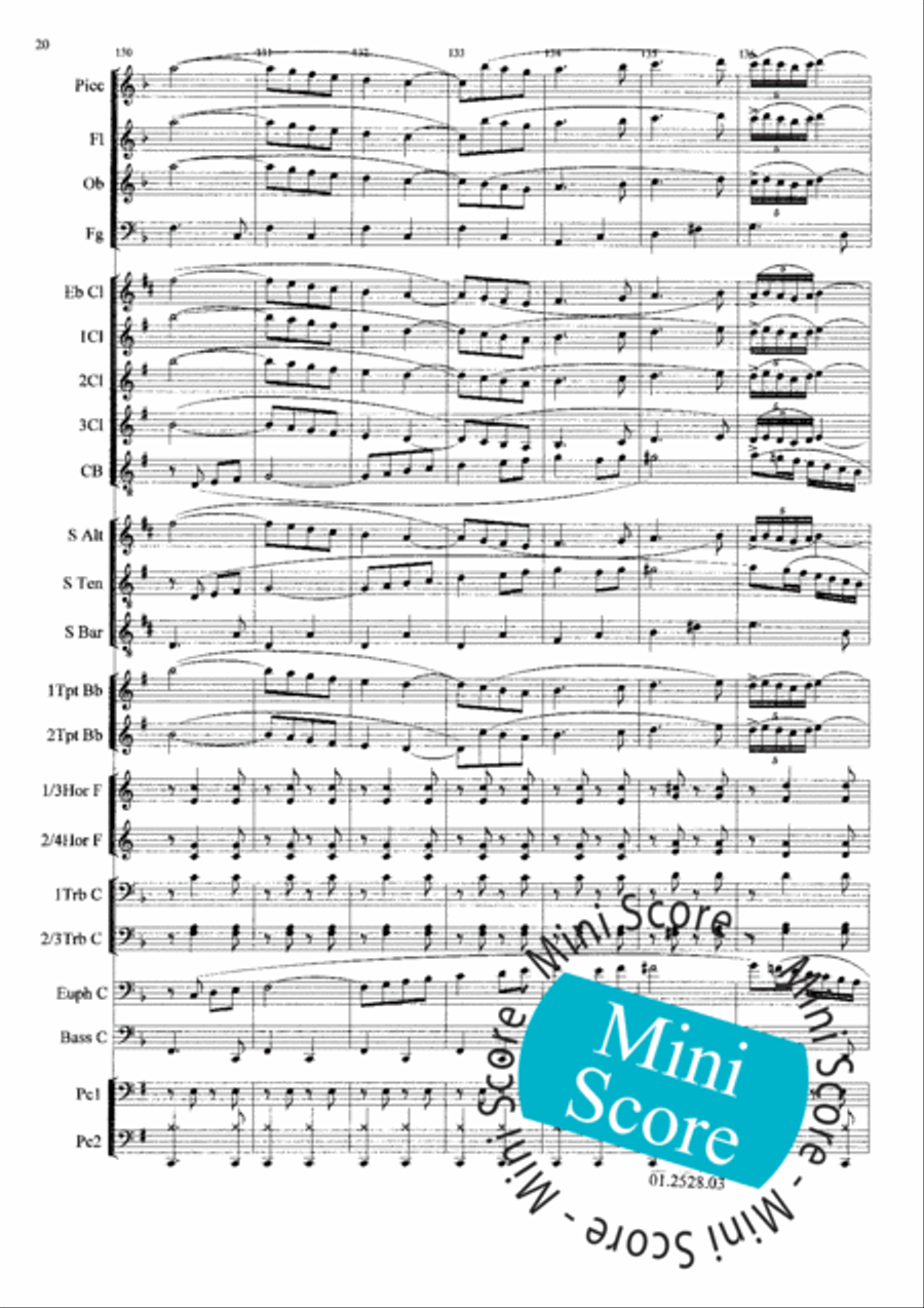 Al Centenario Concert Band scores gallery preview page 24