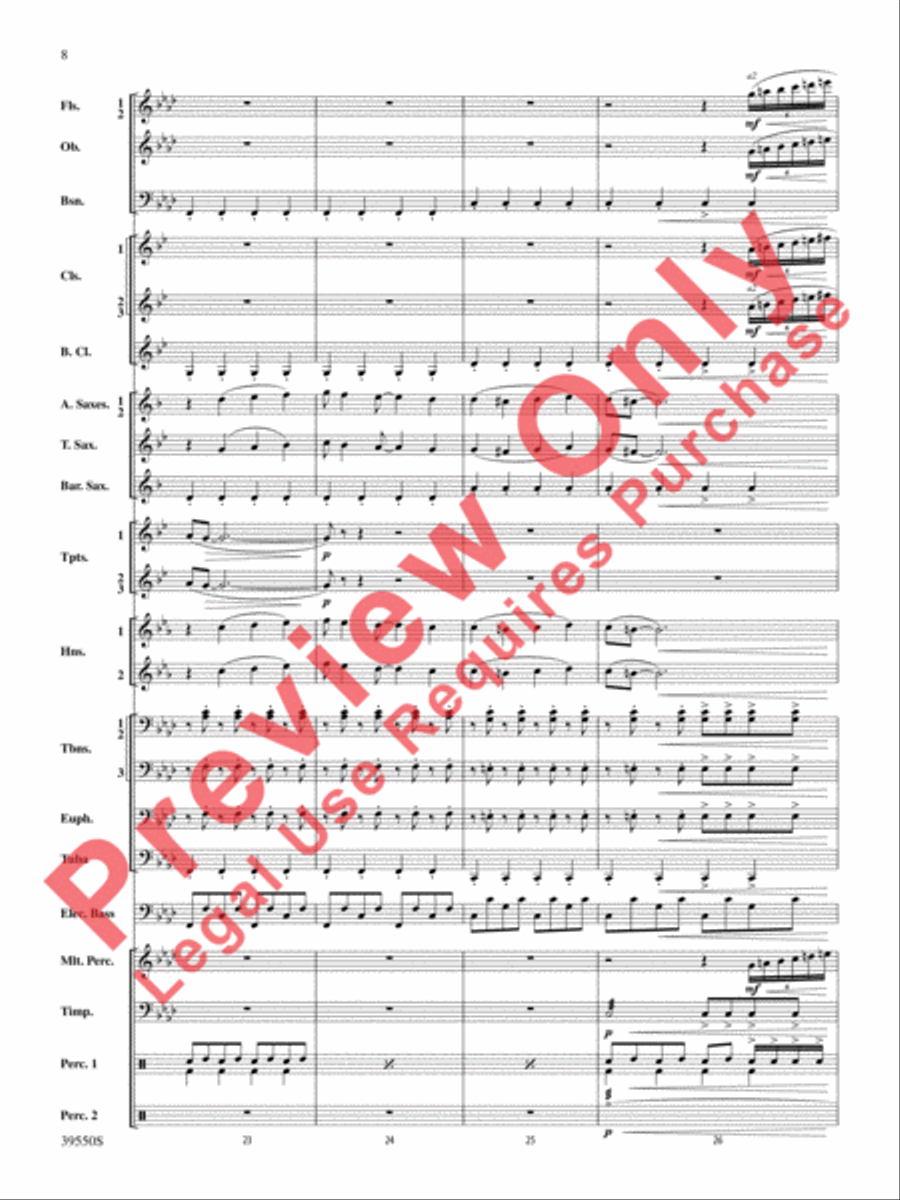 The Rolling Stones on Tour Concert Band scores gallery preview page 9