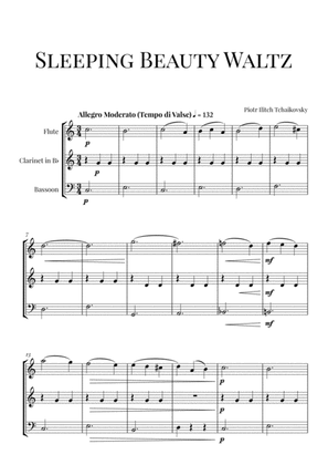 Tchaikovsky: Sleeping Beauty Waltz for Flute, Clarinet and Bassoon (Woodwind Trio)
